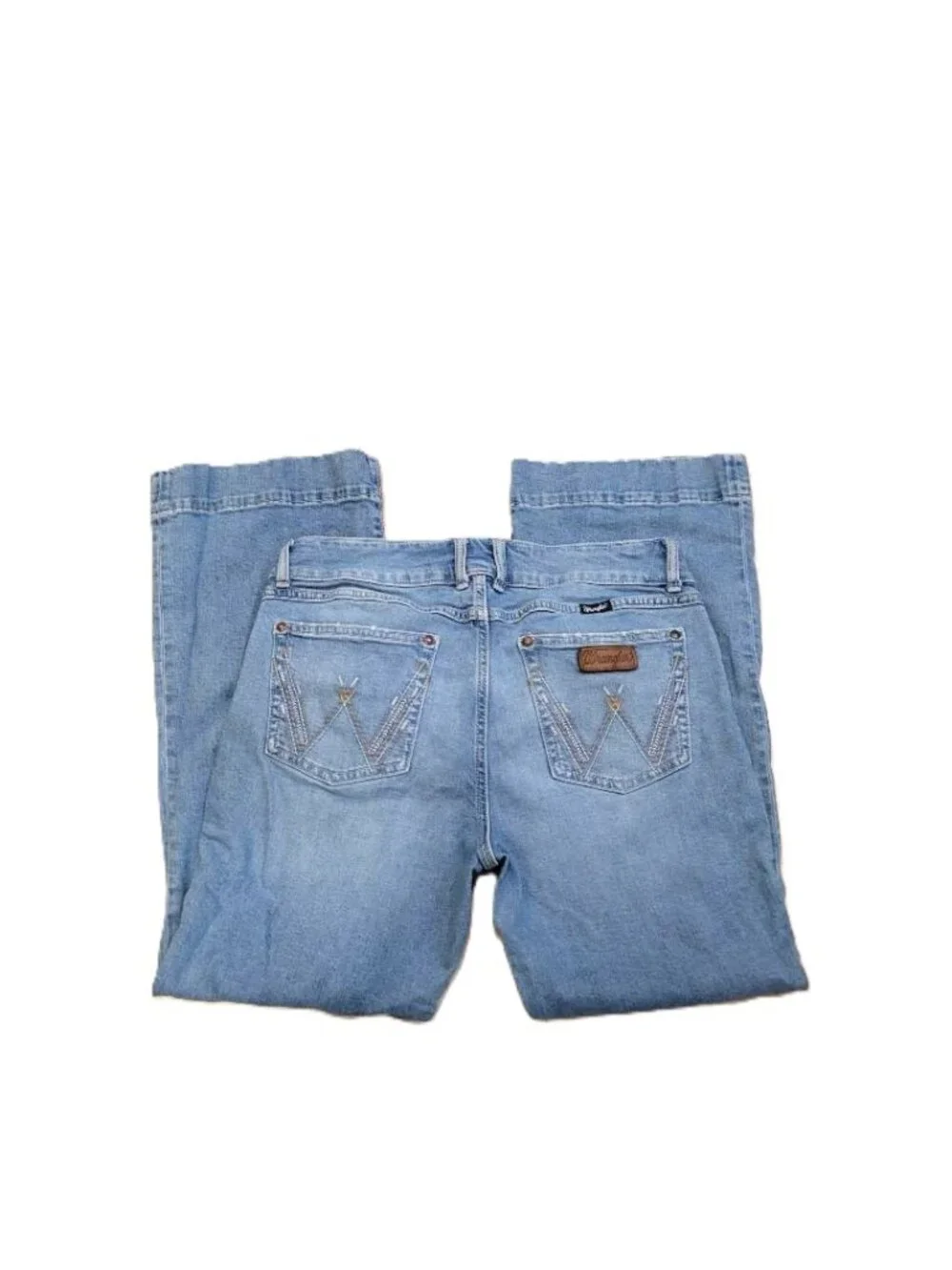 Wrangler Women's Retro Mae Trouser Boot Cut Blue Jeans Size 32 x 30 Y2K